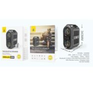 NF4068 TWS BTS SPEAKER PUZZLE, LED LIGHT, SCREEN, BT 5.0, 20W, 3000MAH, FM/USB/TF CARD/AUX, WITH REMOTE